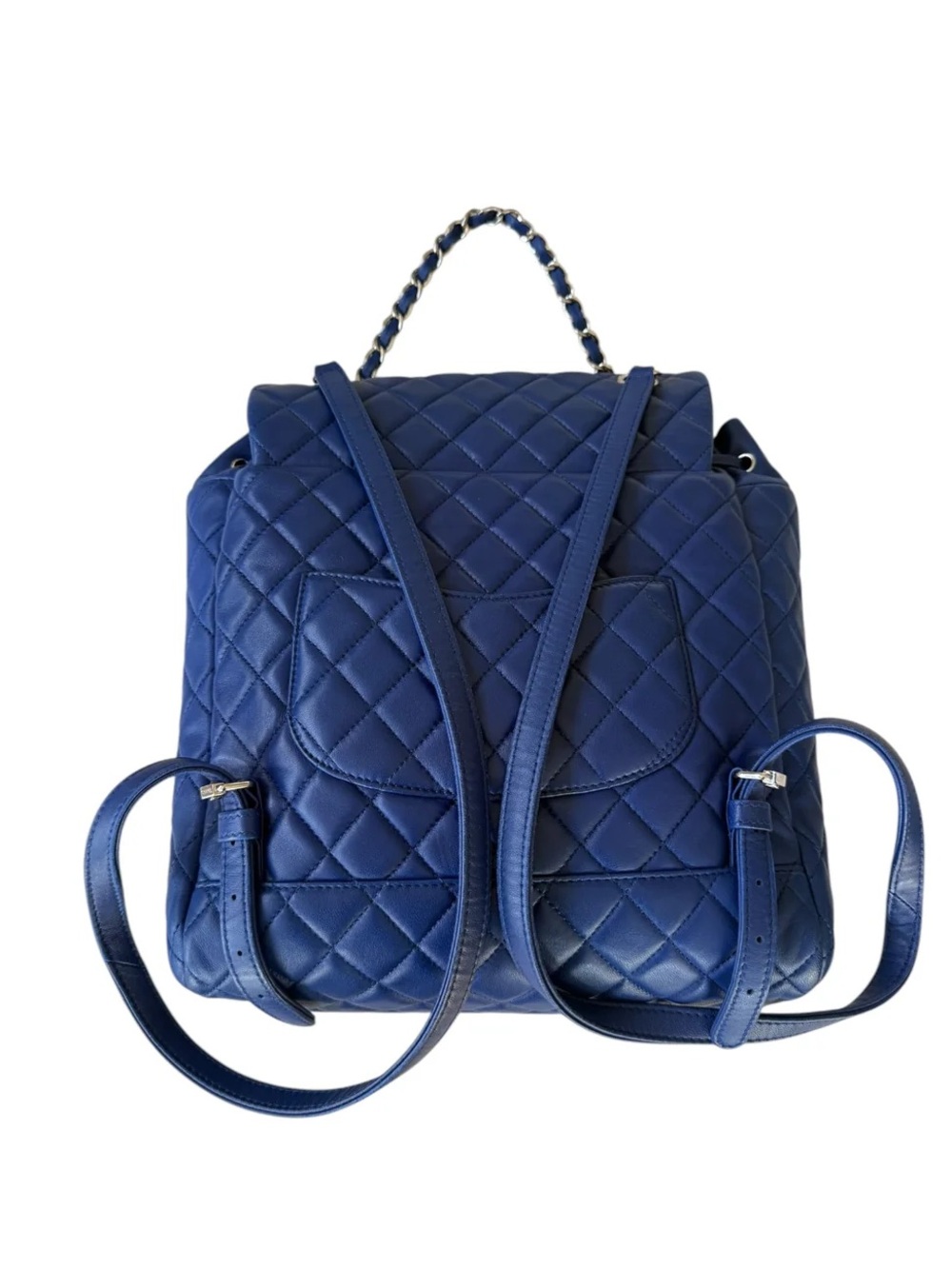 Chanel Lambskin Quilted Urban Spirit Backpack Blue - Picture 3 of 8